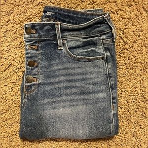 OldNavy Rockstar Super skinny Jeans, size 8, mid rise